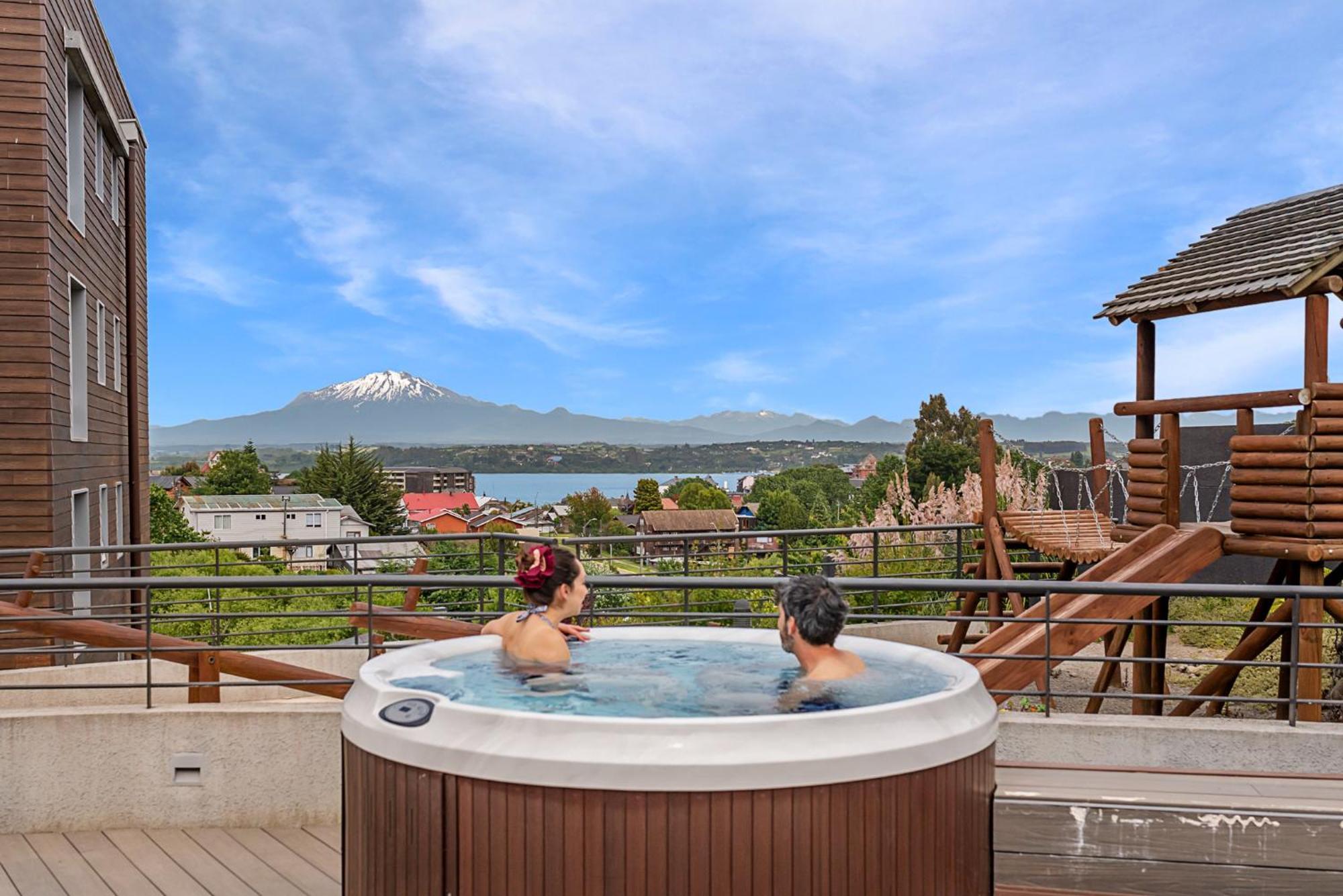 Exquisito Depa Con La Mejor Vista Al Lago Y Tinaja Puerto Varas Exterior foto